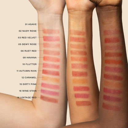Melixir Vegan Lip Butter (12 Colors), Hydrating Tinted Lip Balm Stick, Bee-Free, Petrolatum-Free, Plant-Based, Moisturizes Dry & Chapped Lips With Shea Butter, Sheer, Natural Finish - #11 Autumn Rain MelixirBuy Supplements Australia