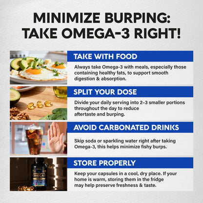 Omega 3 Fish Oil 3600 mg - Omega 3 Supplement | EPA & DHA - Heavy Metals Free - Heart, Brain & Joint Support - Purified Fish Oil for Men & Women - Lemon Flavored - Made in USA, 90 Softgels NUTRAHARMONYBuy Supplements Australia