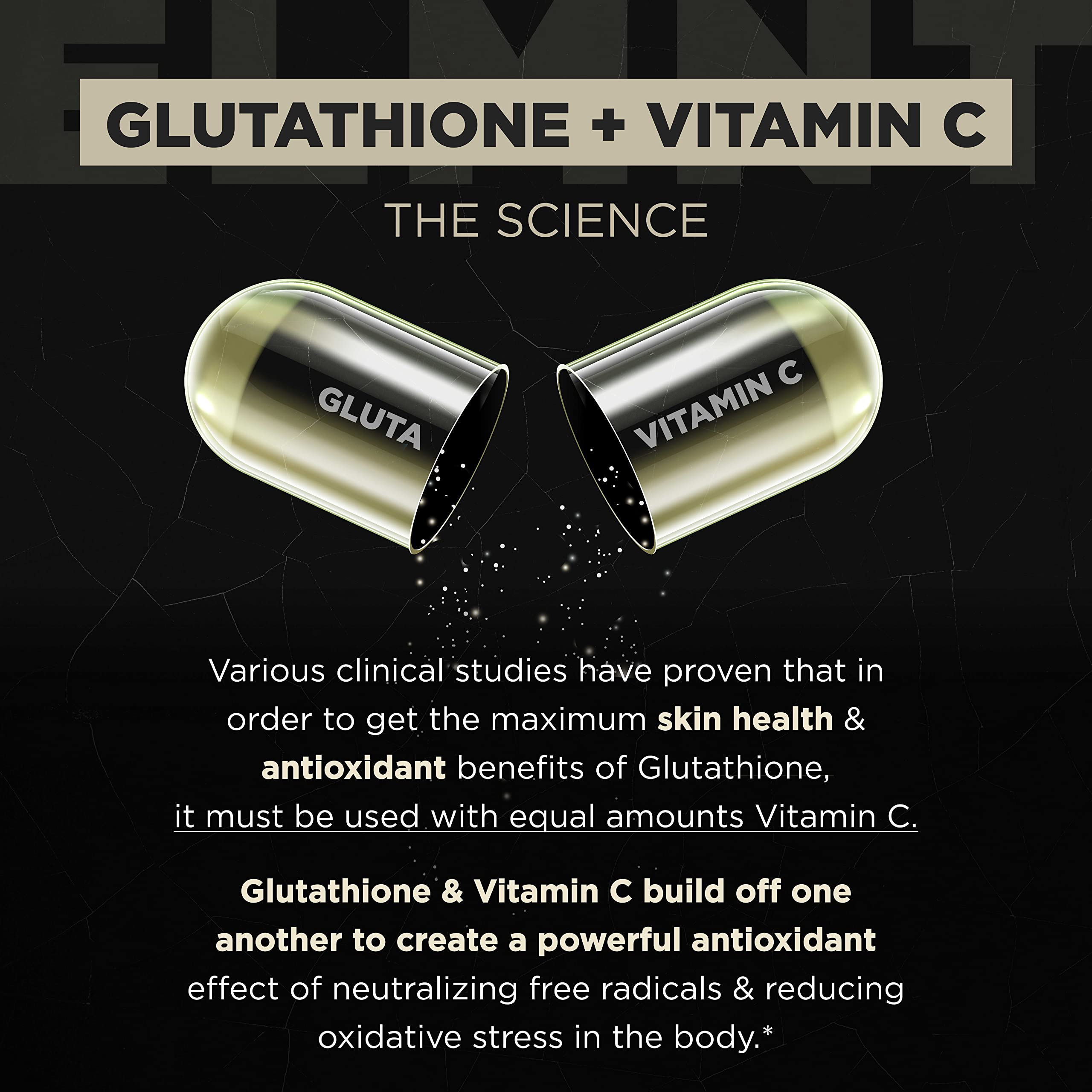 2150mg Super Liposomal Glutathione Supplement w. Vitamin C, Quercetin & Pure L Glutathione 2000mg Triple Action Formula Glutathione Liposomal Supplement