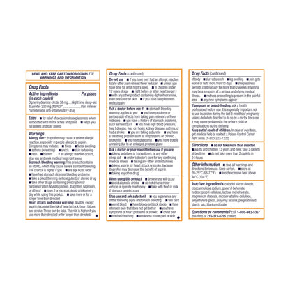 Motrin PM Caplets with 200 mg Ibuprofen & 38 mg Diphenhydramine Sleep Aid, Nighttime Pain Reliever for Minor Aches & Pains, Bulk, 80 ct MotrinBuy Supplements Australia