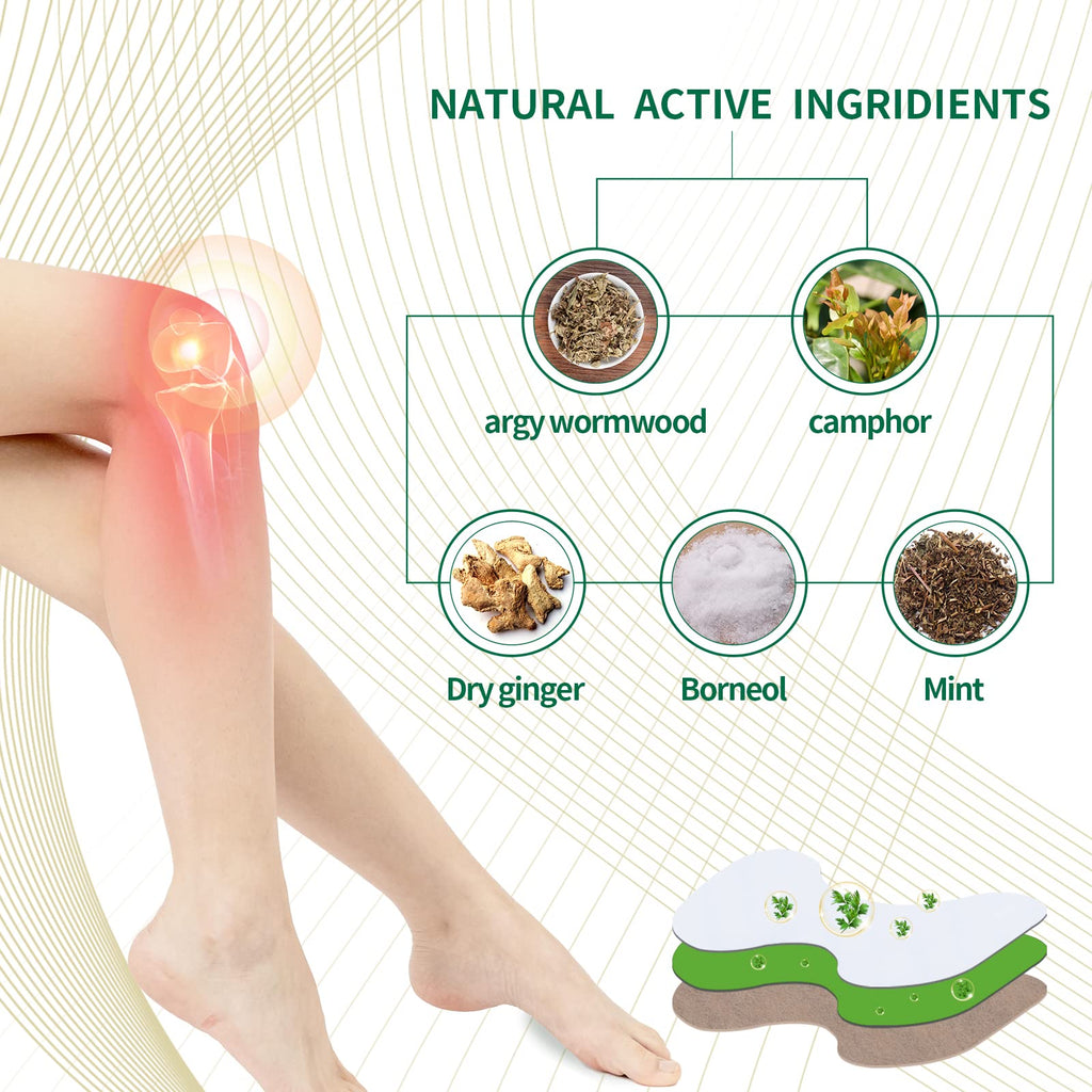 Knee Patch 72 Pcs, for The Relief of Muscle Pain in Joints, Neck and Shoulders, Long-Lasting Warm Knee Patches MaengveBuy Supplements Australia