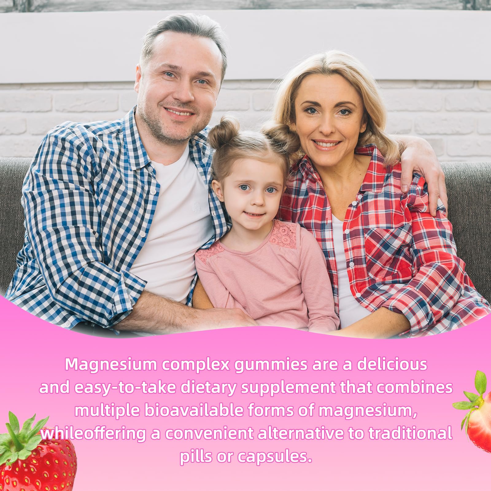 softbear Magnesium Complex Gummies for Women & Men & Kids, 8 in 1 Magnesium Complex Supplement 1000mg-Magnesium Glycinate,Citrate,Malate Supports Calm, Zzz, Muscle Cramp, Strawberry Flavor 120 Count softbear buy supplements Au