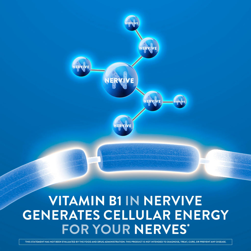 Nervive Nerve Health, Alpha Lipoic Acid, Fortify Nerve Health, Healthy Nerve Function, Healthy Blood Circulation, Supplement, Tablet, 60 Tablets NerviveBuy Supplements Australia
