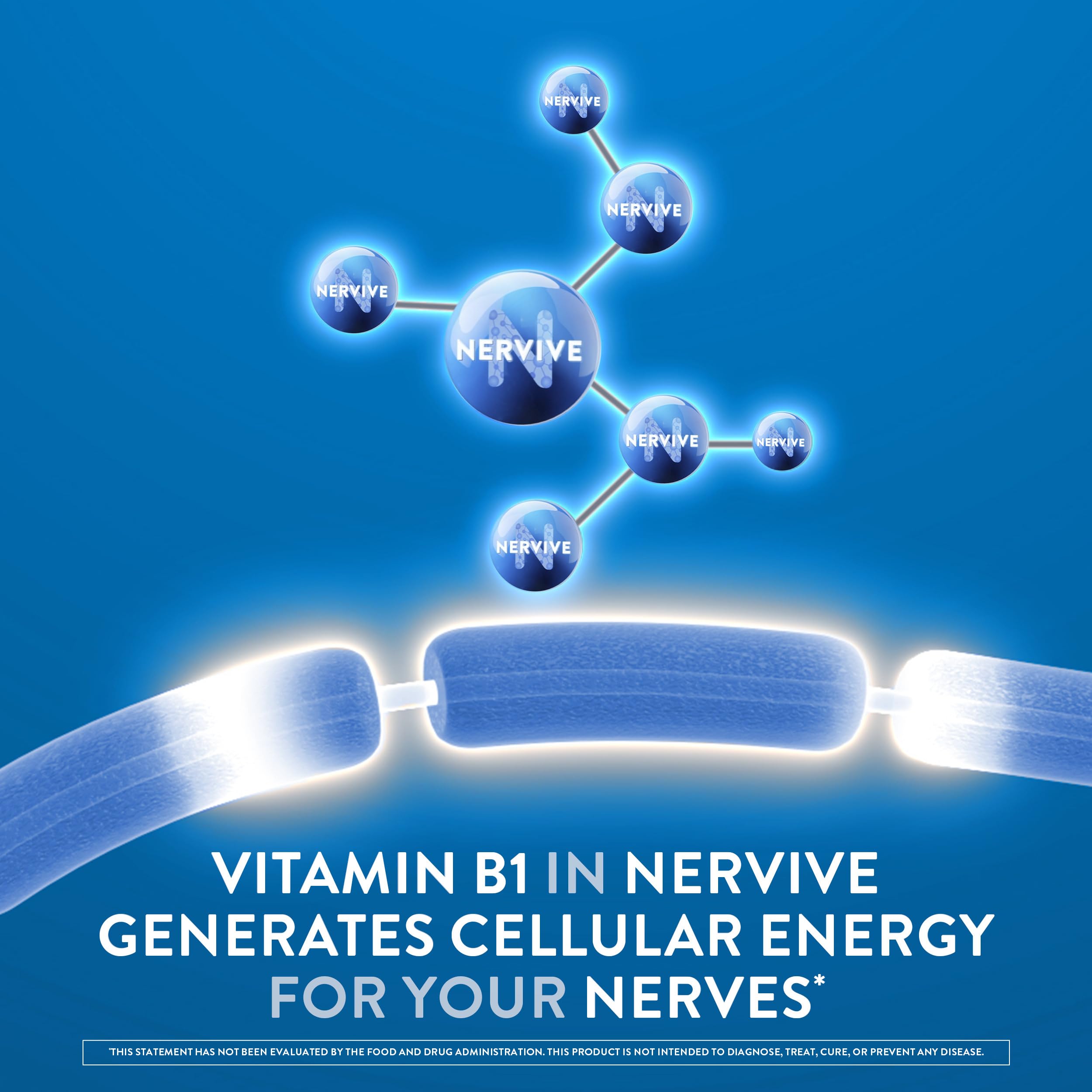 Nervive Nerve Health, Alpha Lipoic Acid, Fortify Nerve Health, Healthy Nerve Function, Healthy Blood Circulation, Supplement, Tablet, 60 Tablets NerviveBuy Supplements Australia