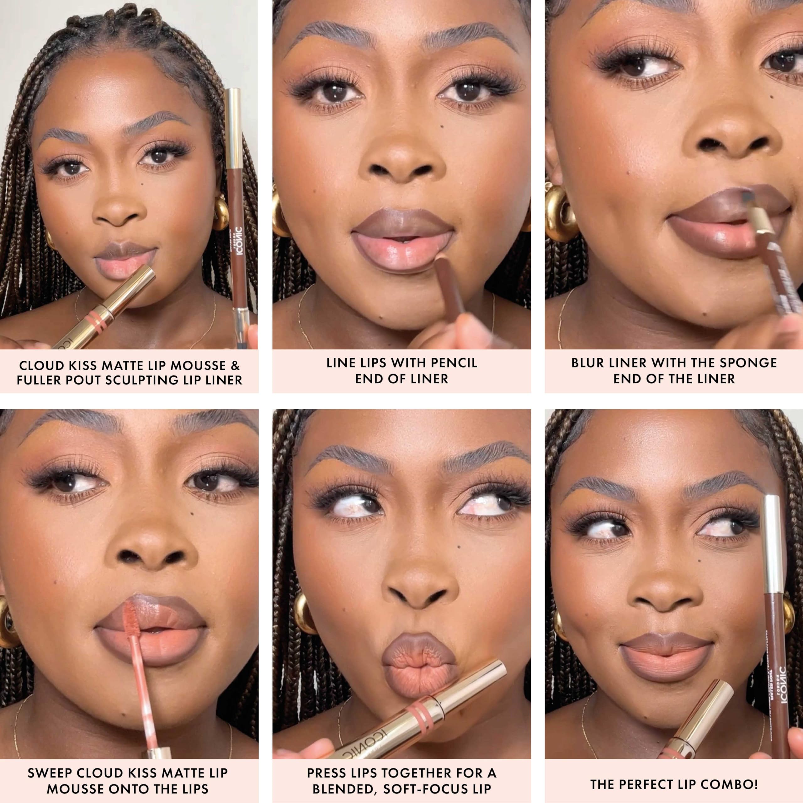 ICONIC LONDON Cloud Kiss Matte Lip Mousse | Matte Liquid Lip Colour, Cruelty-Free, Vegan Makeup, Show Off ICONIC LONDON buy supplements Au