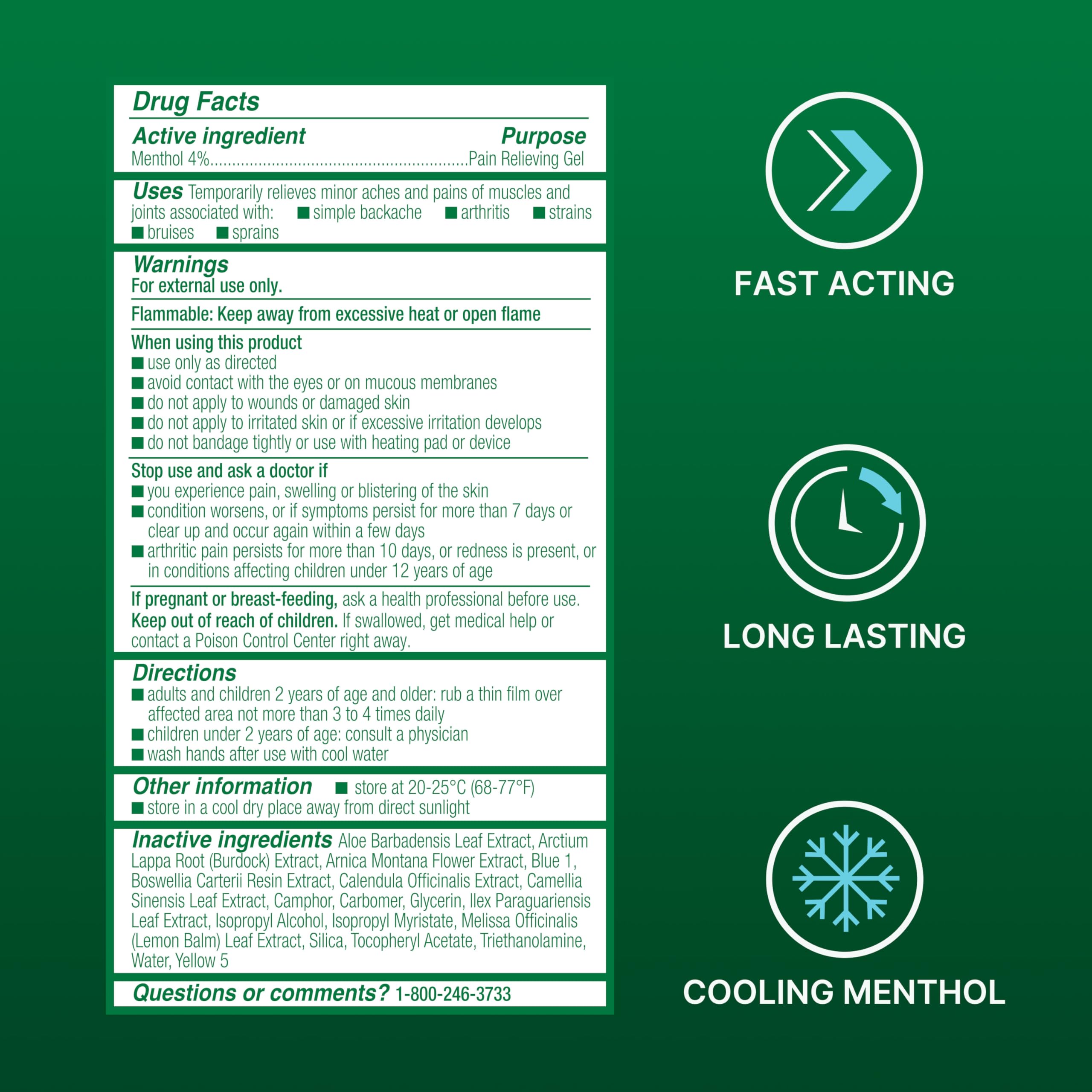 Biofreeze Gel Pain Relief, Knee & Lower Back Pain Relief, Arthritis Pain Reliever, Sore Muscle Relief, Neck Pain Relief, Cooling Joint Pain Relief, Menthol Gel 3 Fl Oz BiofreezeBuy Supplements Australia