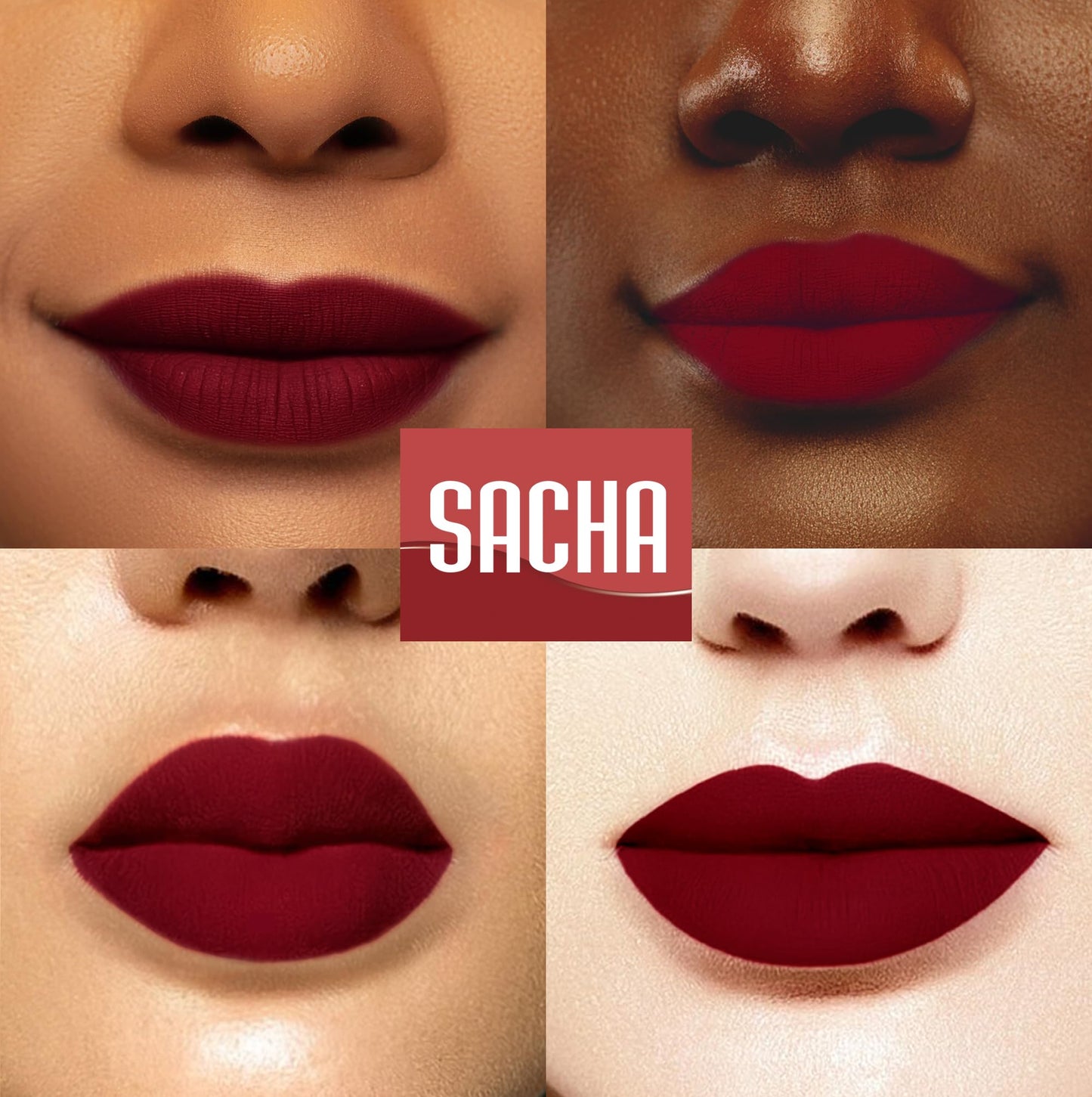 Sacha Cosmetics Intense Matte Lip Velvet Liquid Lipstick, Long-Lasting Velvet Matte Finish, 0.2 fl oz Pass The Money Sacha CosmeticsBuy Supplements Australia