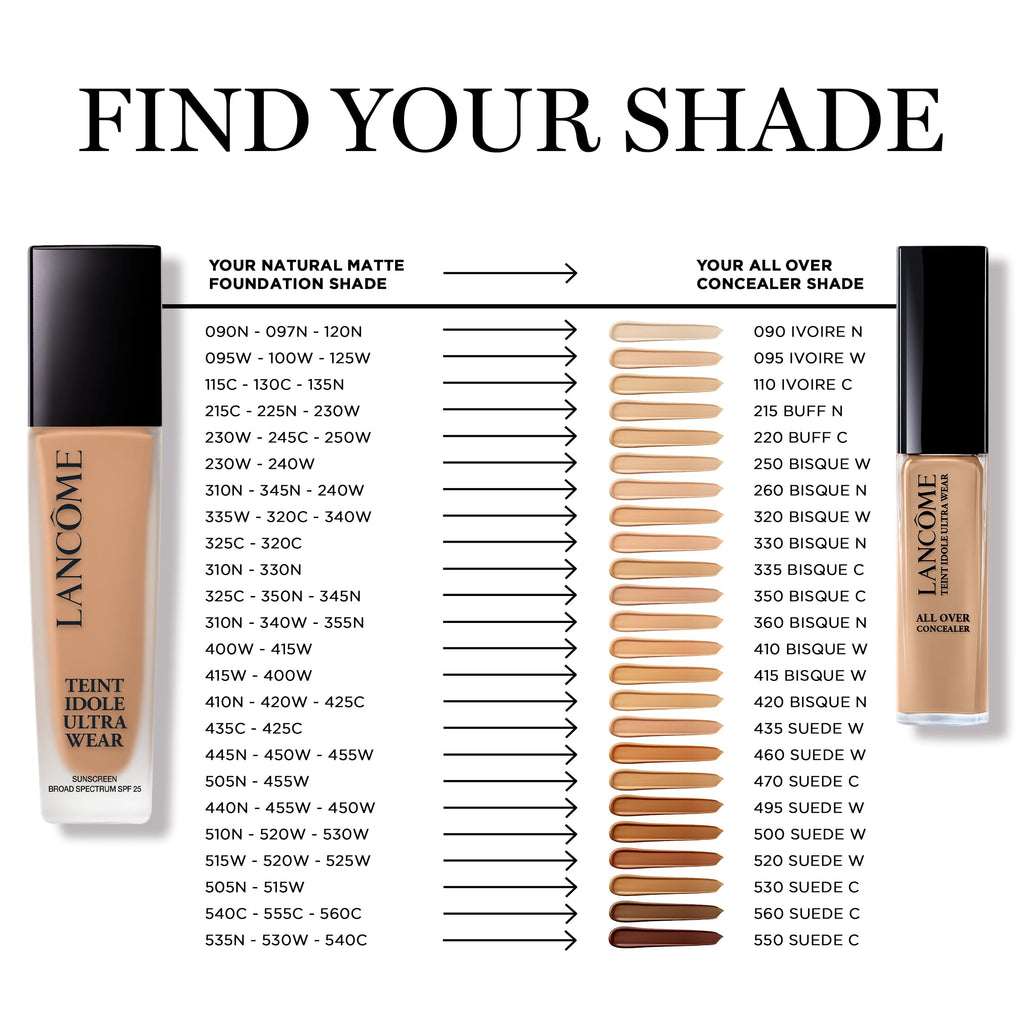 Lancôme Teint Idole Ultra Wear All Over Full Coverage Concealer - Natural Matte Finish & Lightweight Under Eye Concealer - Up To 24H Wear - 215 Buff Neutral LancômeBuy Supplements Australia