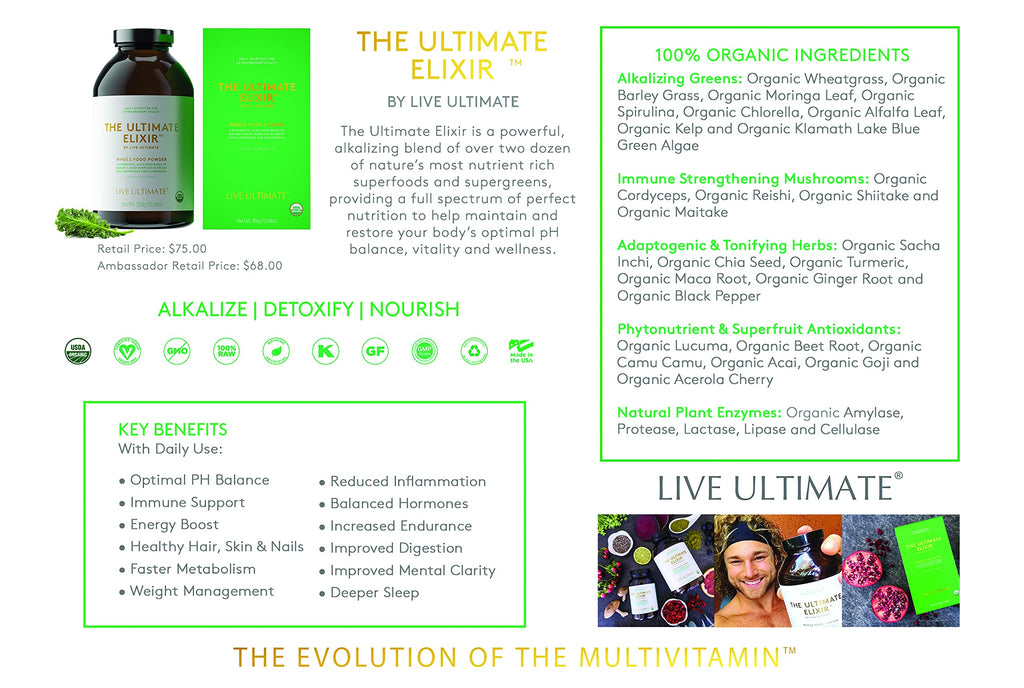 Live Ultimate The Ultimate Elixir 30 Day Supply Pouch Live Ultimate buy supplements Au