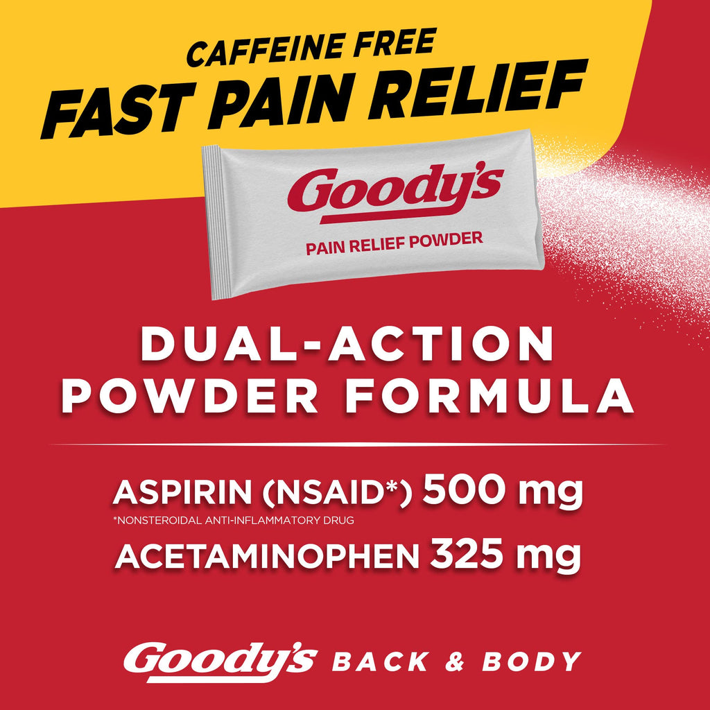 Goody's Back and Body Pain Relief Powder, 24 ct (Pack of 4) Goody'sBuy Supplements Australia