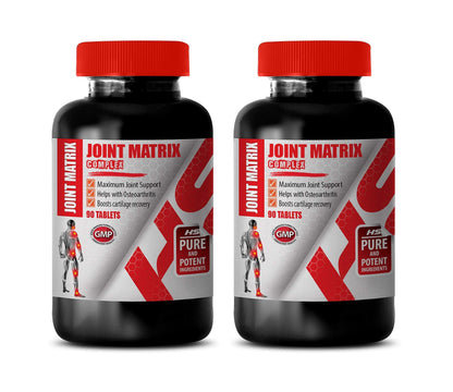 Supportive Blend - JOINT MATRIX COMPLEX - Essential Complex, Functional Strength, Joint Care Formula, Natural Mobility, Essential Joint Blend, Total Motion Support 2 Bottles 180 Capsules Healthy Supplements LLCBuy Supplements Australia