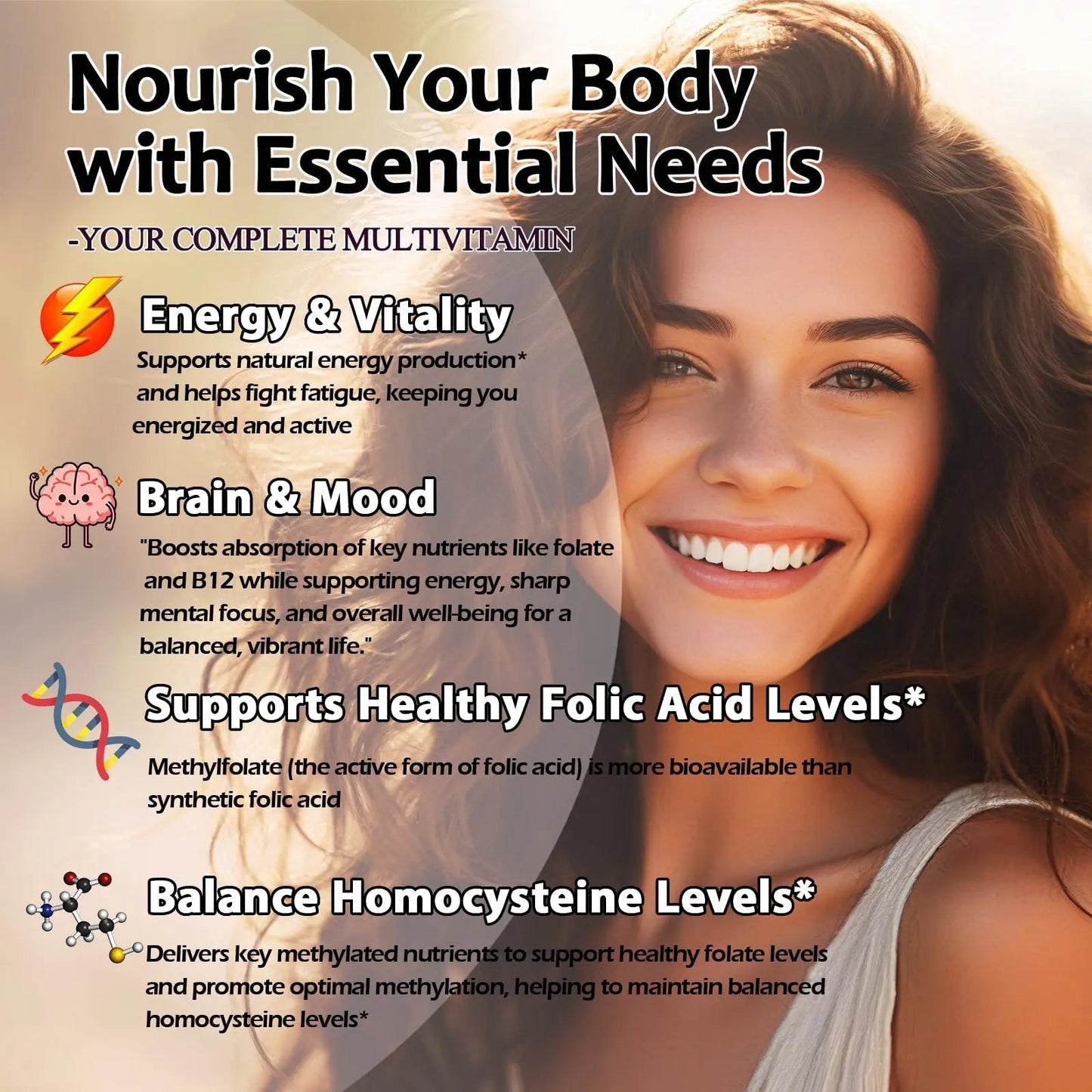 Multivitamin for Women & Men, Methylated Multivitamins & Multiminerals liquid Drops with Methylfolate B12 B2 Vitamin C E D3 K2 GLOVVUUP