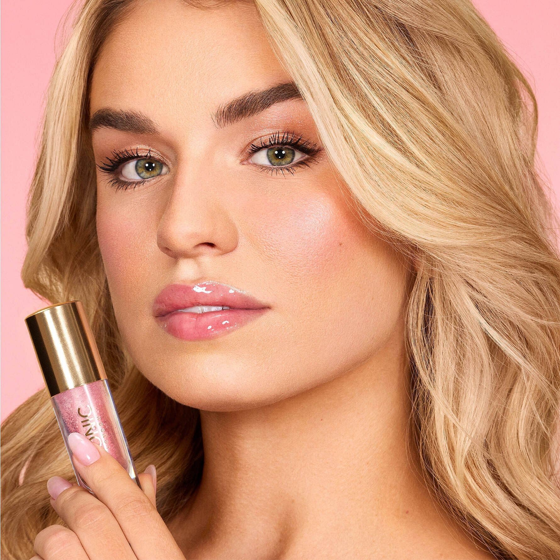 ICONIC LONDON Lustre Lip Oil | Non Sticky, Moisturizing and High Shine Lip Oil, Containing Vitamin C and Hyaluronic Acid, Cruelty Free, Vegan Makeup, Sugar Mama (Pink), 6 mL/ 0.2 Fl Oz ICONIC LONDON buy supplements Au