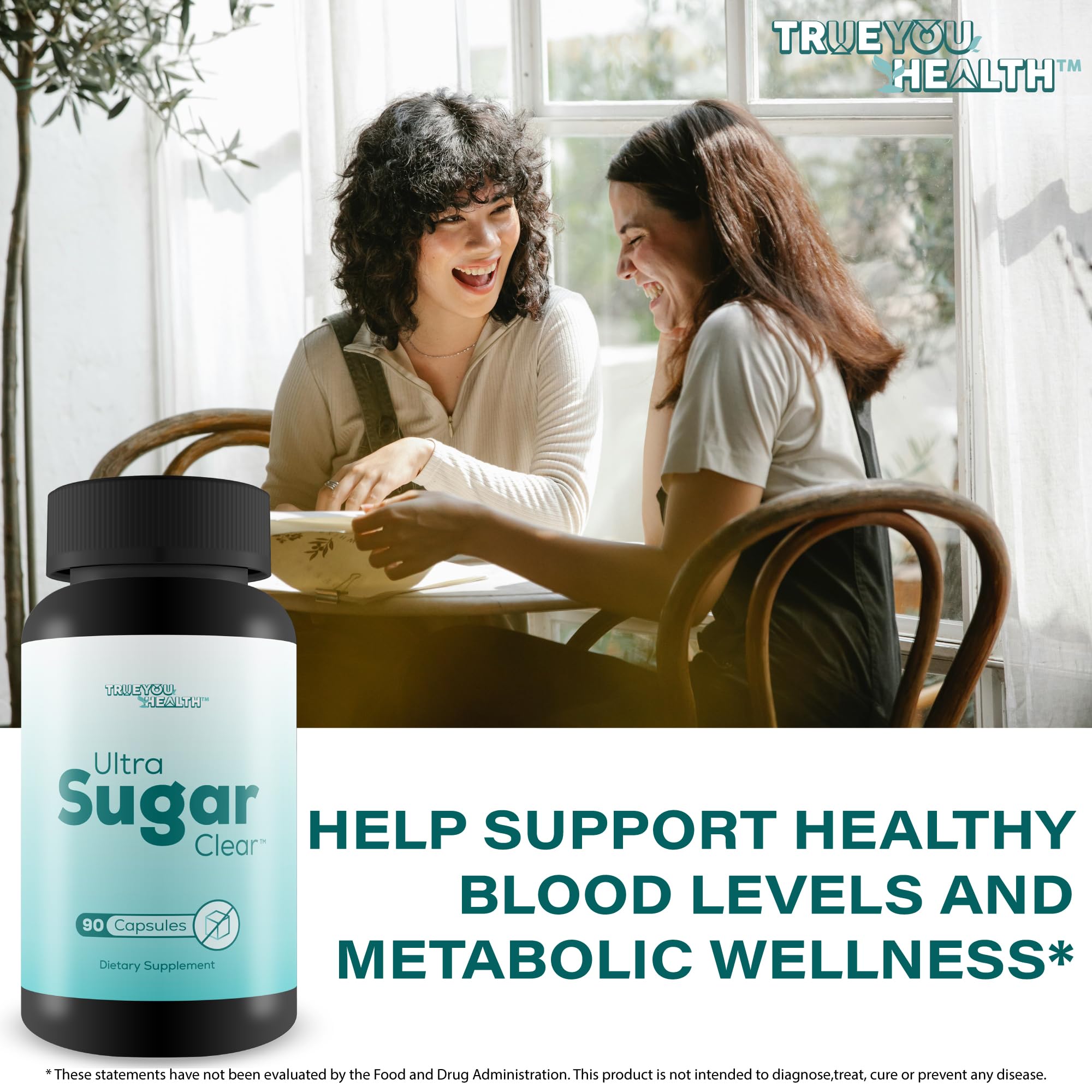 Ultra Sugar Clear - Our Best Blood Cleanse Detox Supplement - Bloodflow Support Supplement - Healthy Circulation Support Supplement - Sugar Balance Supplement - Sugar Health Blood Cleansing Formula True You Health buy supplements Au