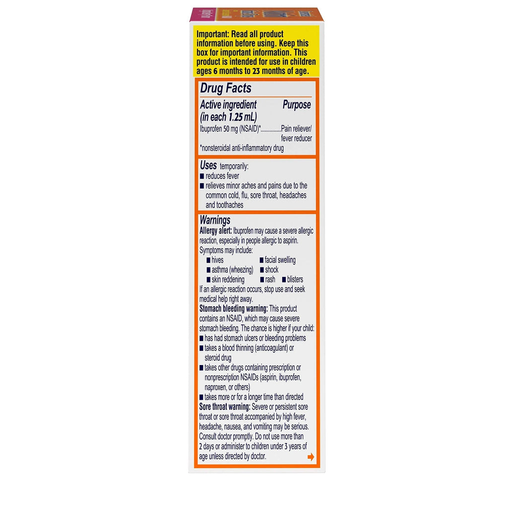 Concentrated Motrin Aspirin, 0.5 Fluid Ounce MotrinBuy Supplements Australia
