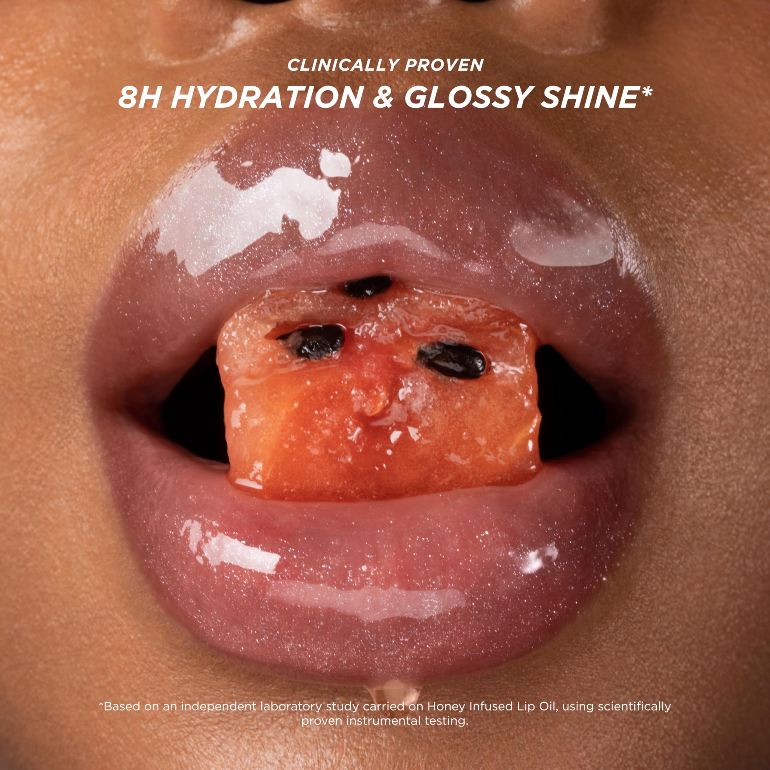 Gisou Honey Infused Hydrating Lip Oil, Nourishing Lip Moisturizer for Dry Lips (Watermelon Sugar) GisouBuy Supplements Australia