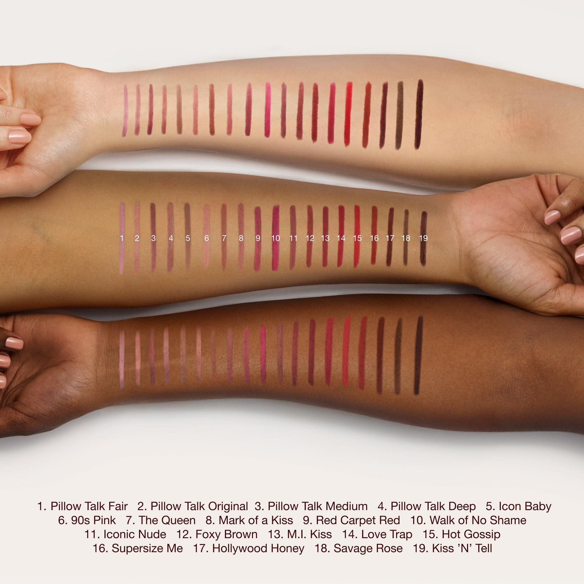 Charlotte Tilbury Lip Cheat Lip Liner Pencil - Gives Lips a Fuller-Looking, Defined Pout - Enriched with Jojoba Oil & Hyaluronic Acid - Waterproof, Smudge-Proof & Transfer-Proof - Foxy Brown Charlotte TilburyBuy Supplements Australia
