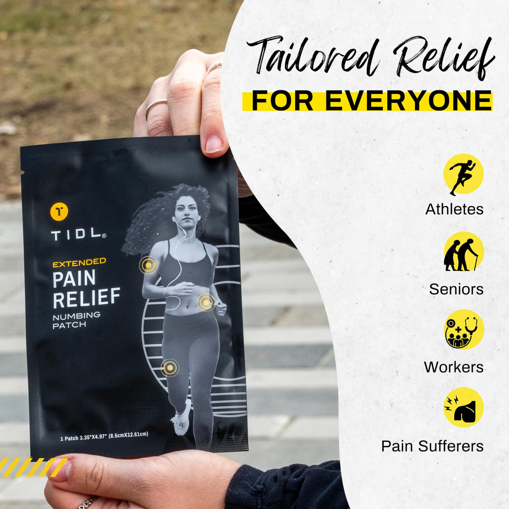 TIDL Recovery Patches, 20 Count, Maximum Strength for Targeted Back Pain, Joint & Muscle Pain Relief, Immediate Numbing & Soothing, Non-Stick Adhesive for Easy Application & Removal TIDLBuy Supplements Australia