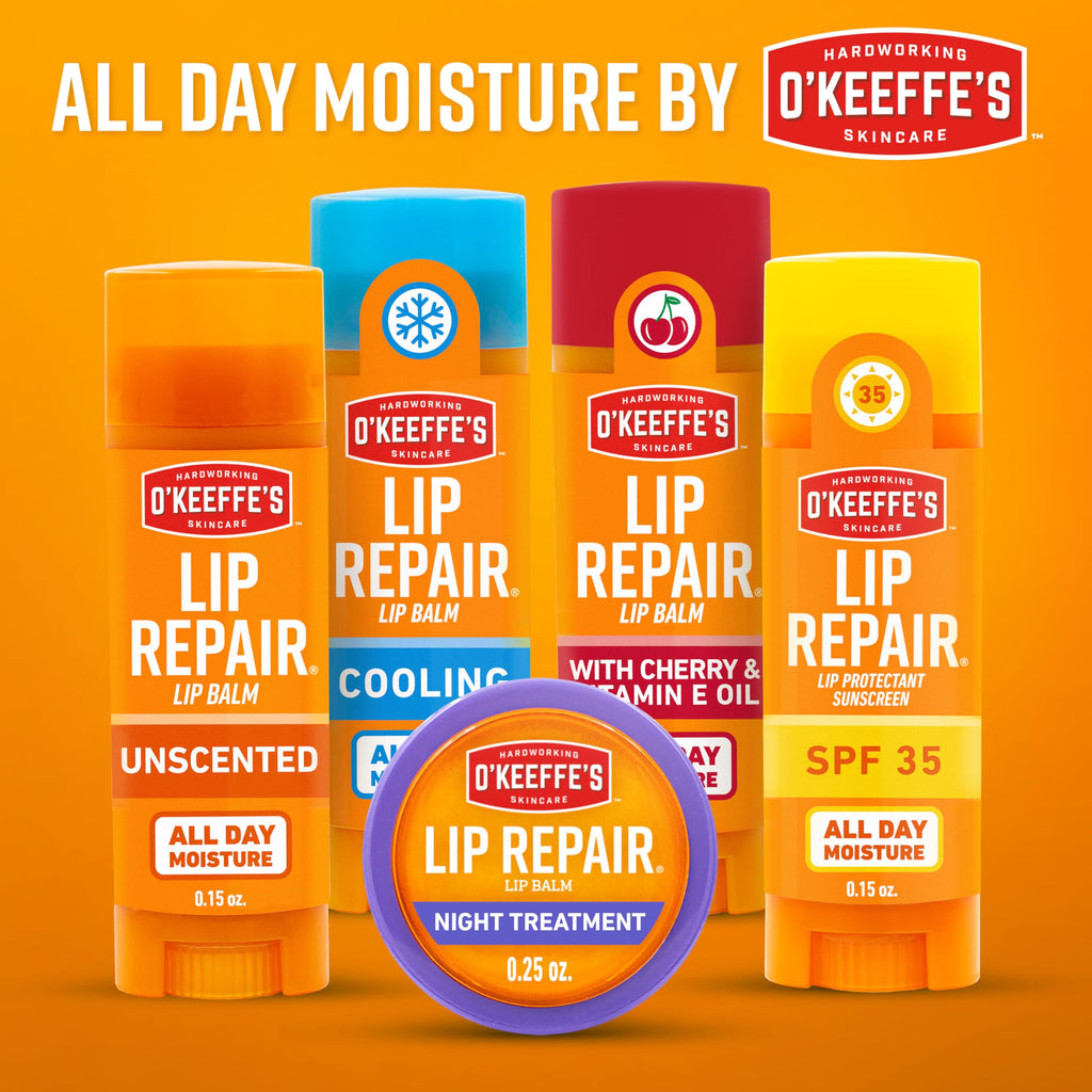 O'Keeffe's Lip Repair SPF 35 Lip Balm - Stick (3 Pack) - Sun-Safe Moisturizer for Extremely Cracked, Dry Lips O'Keeffe'sBuy Supplements Australia