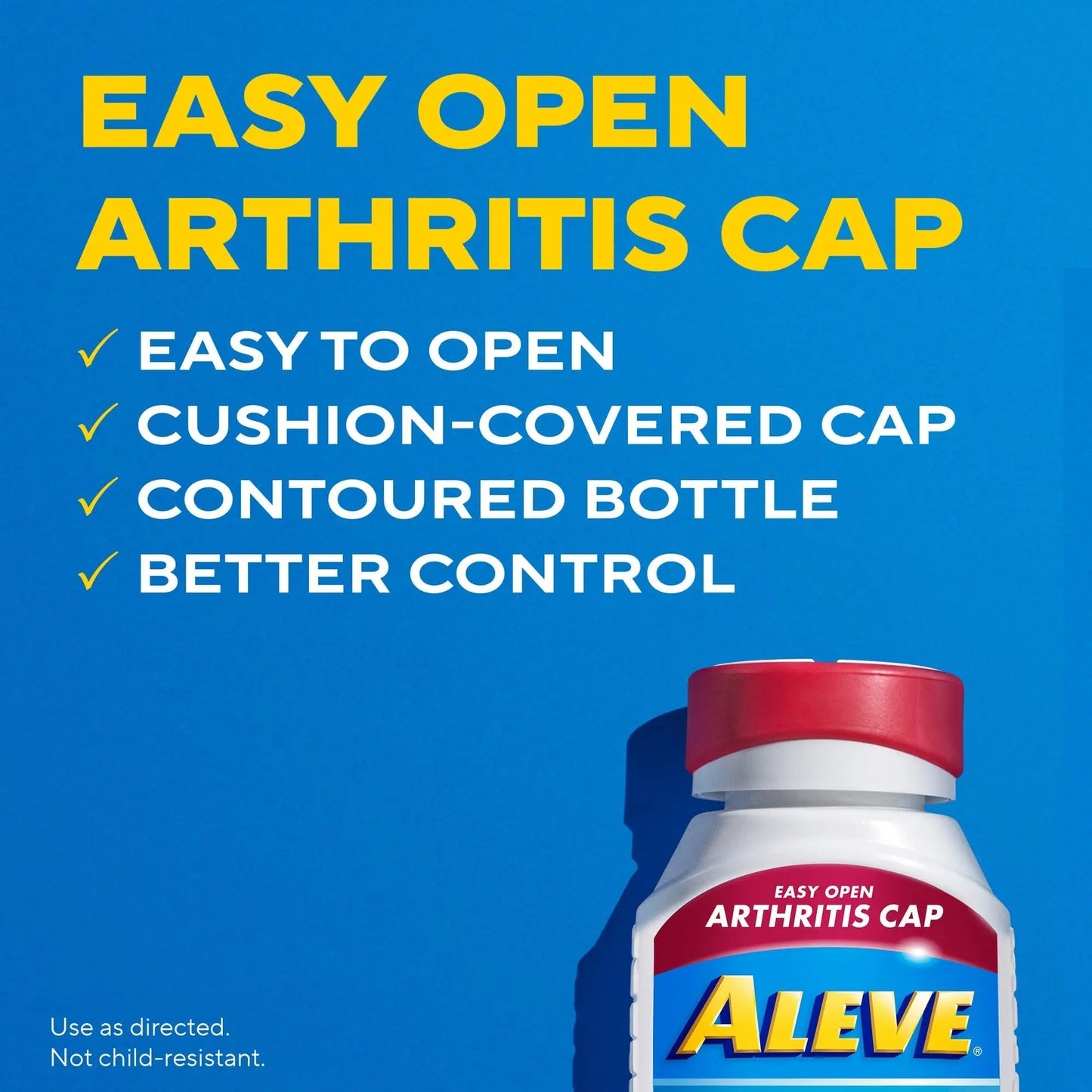 Aleve Gelcaps with Easy Open Arthritis Cap, Naproxen Sodium, Medication for Arthritis Pain, 160 Count AleveBuy Supplements Australia