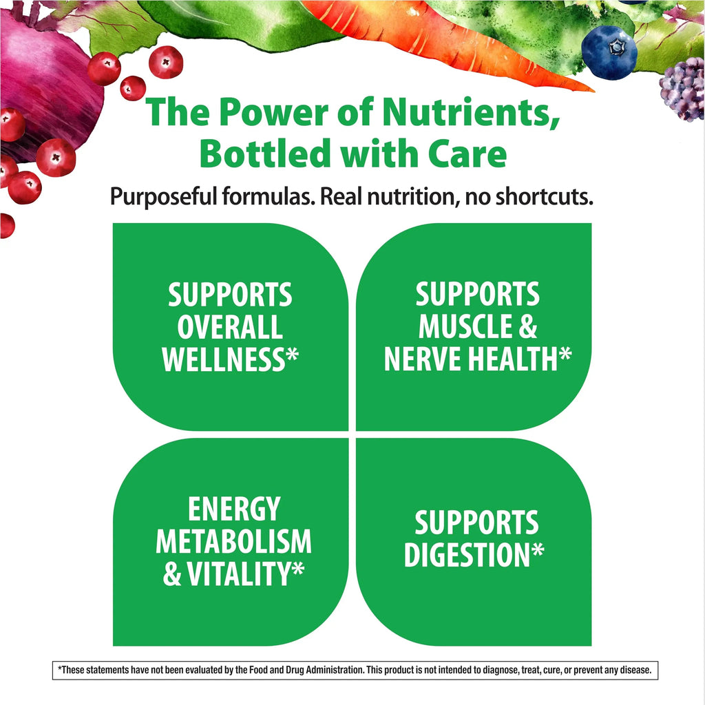 Rainbow Light Mens Multivitamin One + | 60 Caplets | Supports Energy & Antioxidant Health | with Real Food Nutrients, Digestive Enzymes & Probiotics Rainbow Light