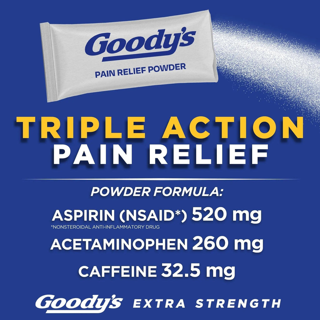 Goody's Pain Relief Powders, Extra Strength Headache Powder, 50 ct (Pack of 1) Goody'sBuy Supplements Australia