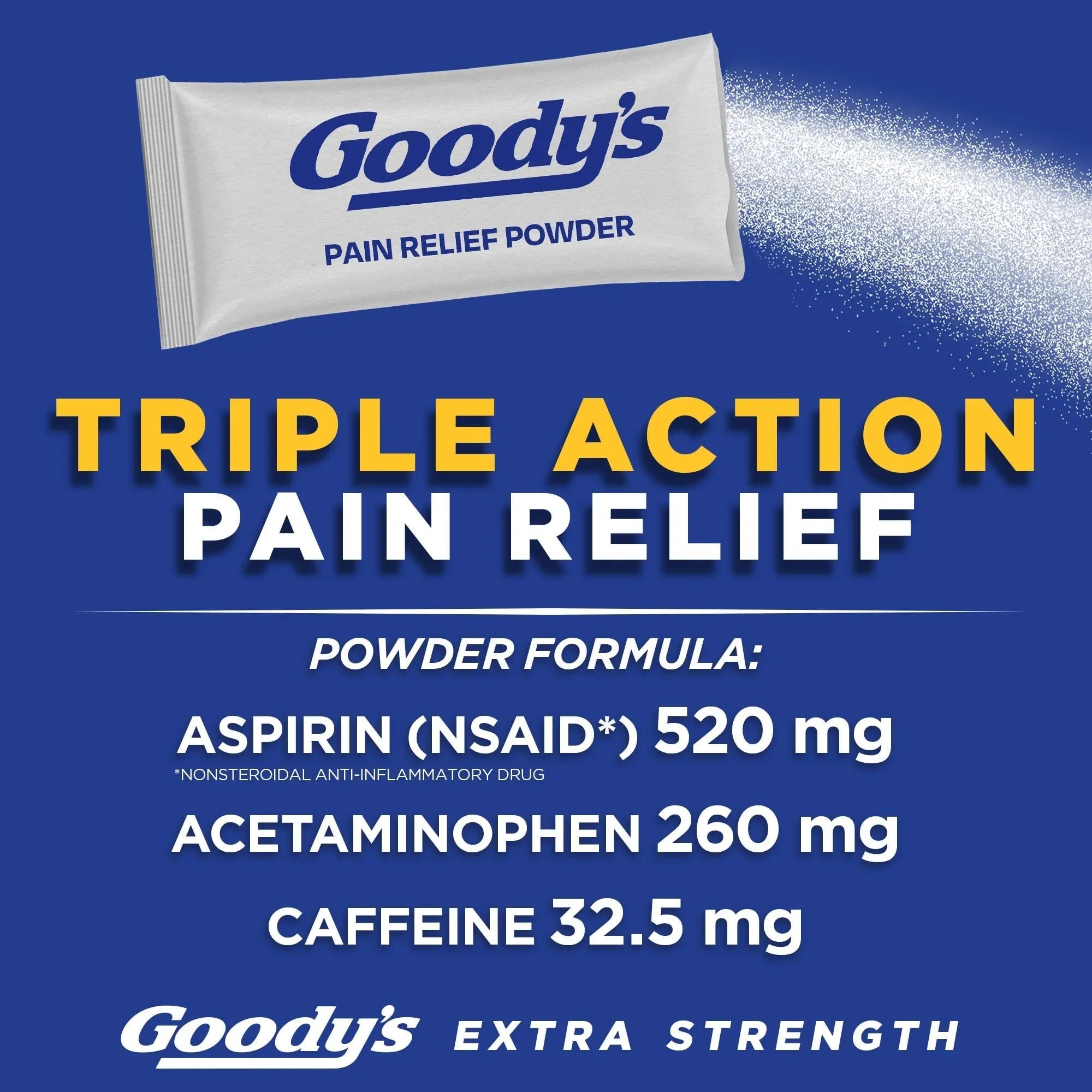Goody's Pain Relief Powders, Extra Strength Headache Powder, 6 ct (Pack of 1) Goody'sBuy Supplements Australia