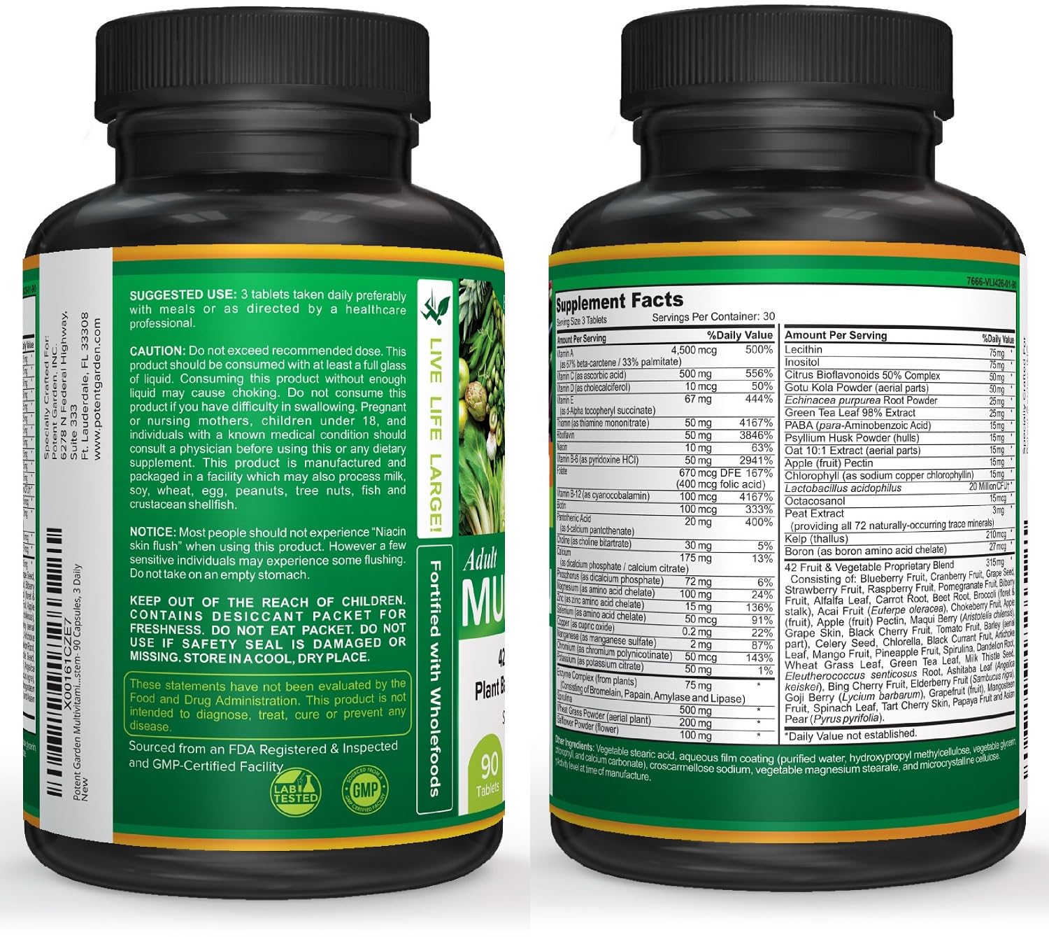 Potent Garden Daily Nutrition Bundle – Superfood Greens + Multivitamin Potent Garden buy supplements Au
