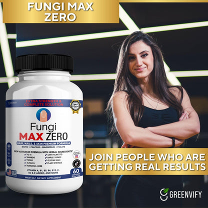 GREENVIFY Fungi Max Zero Hair, Nails & Skin Supplement. (1) GREENVIFY buy supplements Au