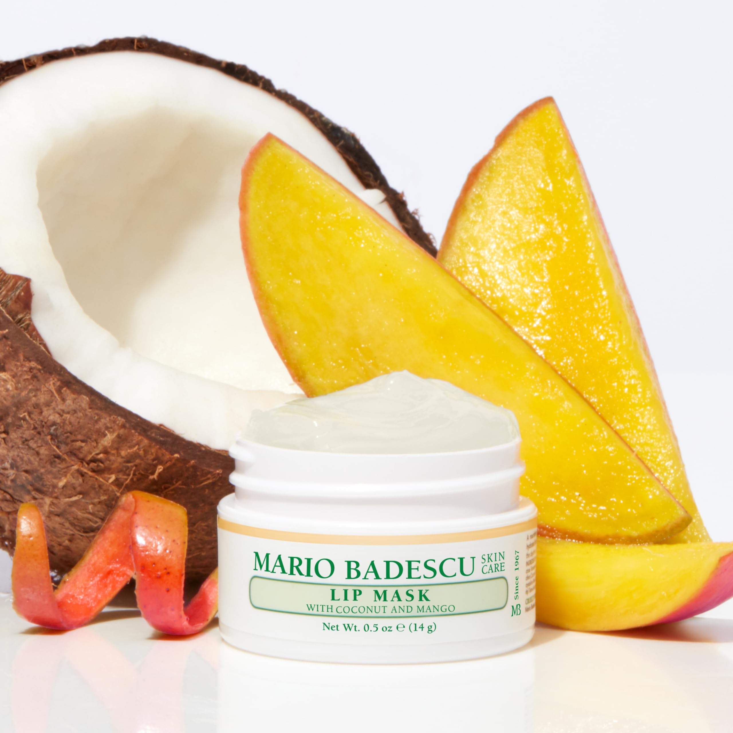 Mario Badescu Lip Mask with Coconut and Mango for All Skin Types, Overnight Lip Treatment Enriched With Skin Softening Coconut Oil, Sunflower Seed Oil and Hydrating Shea Butter, 0.5 Ounces Mario BadescuBuy Supplements Australia