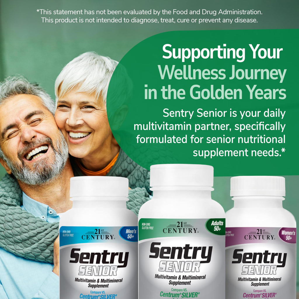 21st Century Sentry Senior Tablets, 265 Count 21st CenturyBuy Supplements Australia