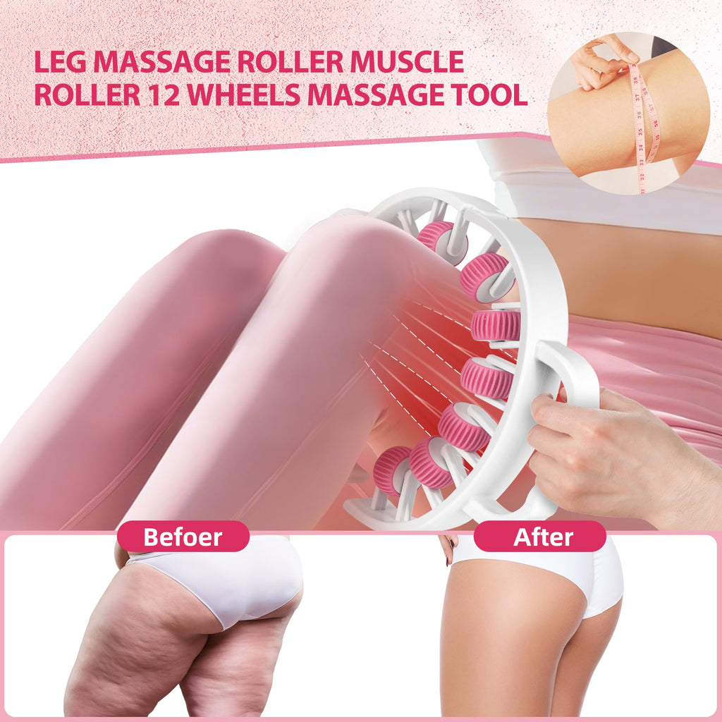 Docemel Lymphatic Drainage Massager Roller–Fascia Blaster Tool for Legs,Thighs,and Calves –Deep Tissue Body Sculpting and Anti-Cellulite Massager Tool Docemel buy supplements Au