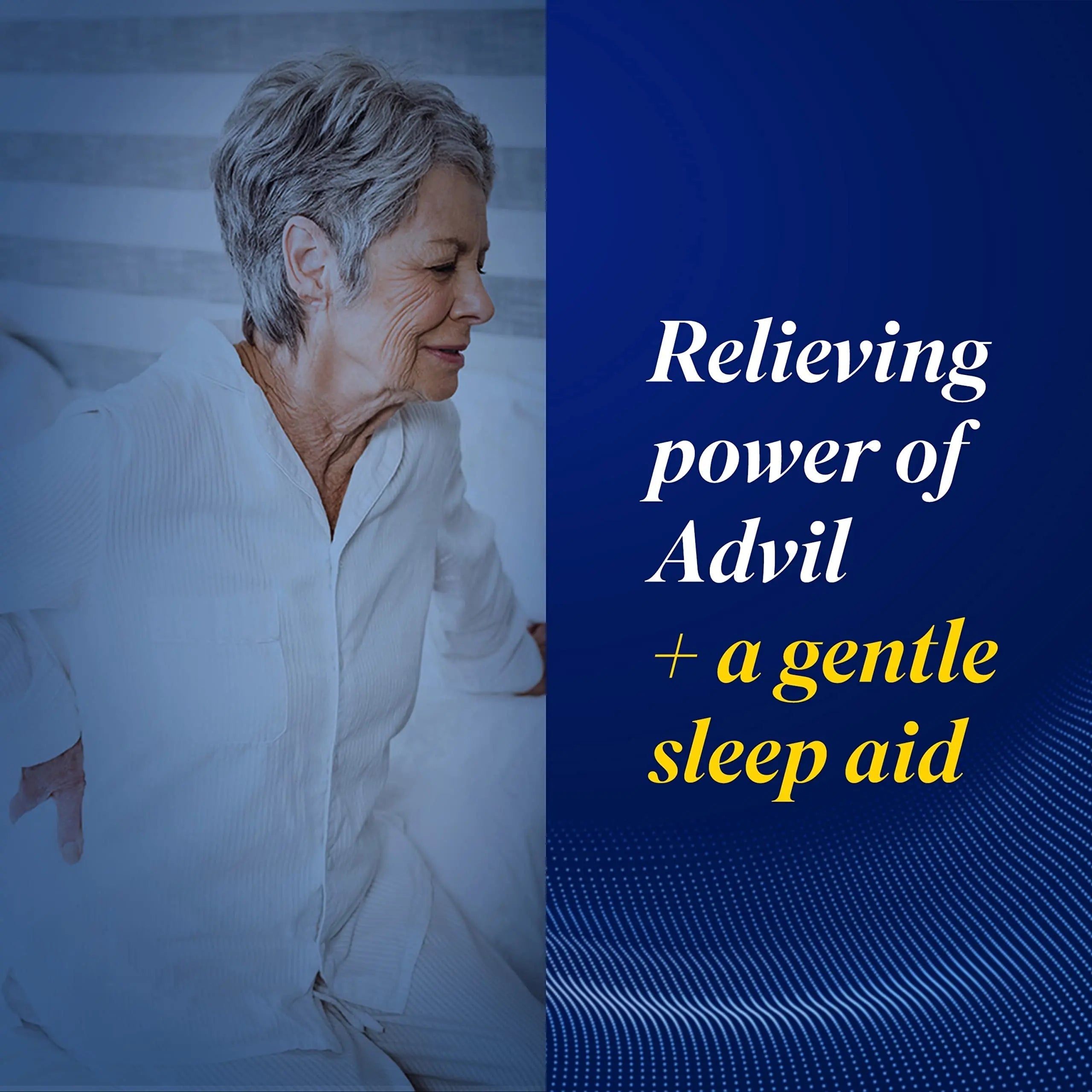 Advil PM Pain Reliever and Nighttime Sleep Aid, Pain Medicine with Ibuprofen for Pain Relief and Diphenhydramine Citrate for a Sleep Aid - 40 Coated Caplets AdvilBuy Supplements Australia