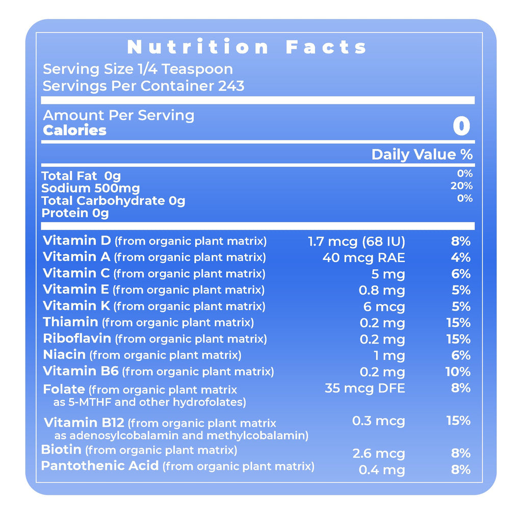 Premier Research Labs Hawaiian Red Seasoning Salt- Pink Salt, Red Hawaiian Salt, Hawaiian Red Alaea Sea Salt for Cooking, Multivitamin for Kids, Enriched with Plant-Derived Vitamins & Minerals- 12 oz Premier Research LabsBuy Supplements Australia