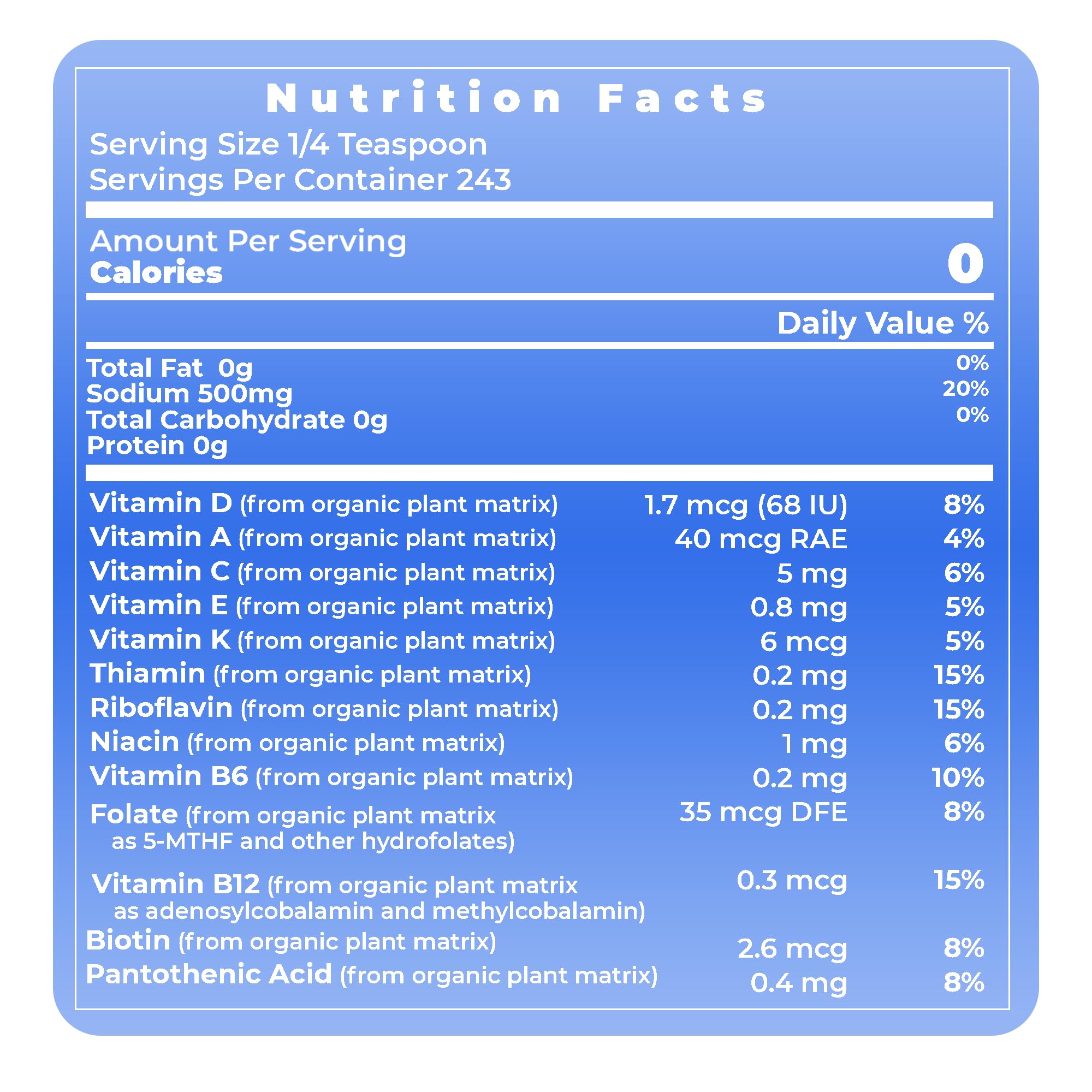 Premier Research Labs Hawaiian Red Seasoning Salt- Pink Salt, Red Hawaiian Salt, Hawaiian Red Alaea Sea Salt for Cooking, Multivitamin for Kids, Enriched with Plant-Derived Vitamins & Minerals- 12 oz Premier Research LabsBuy Supplements Australia