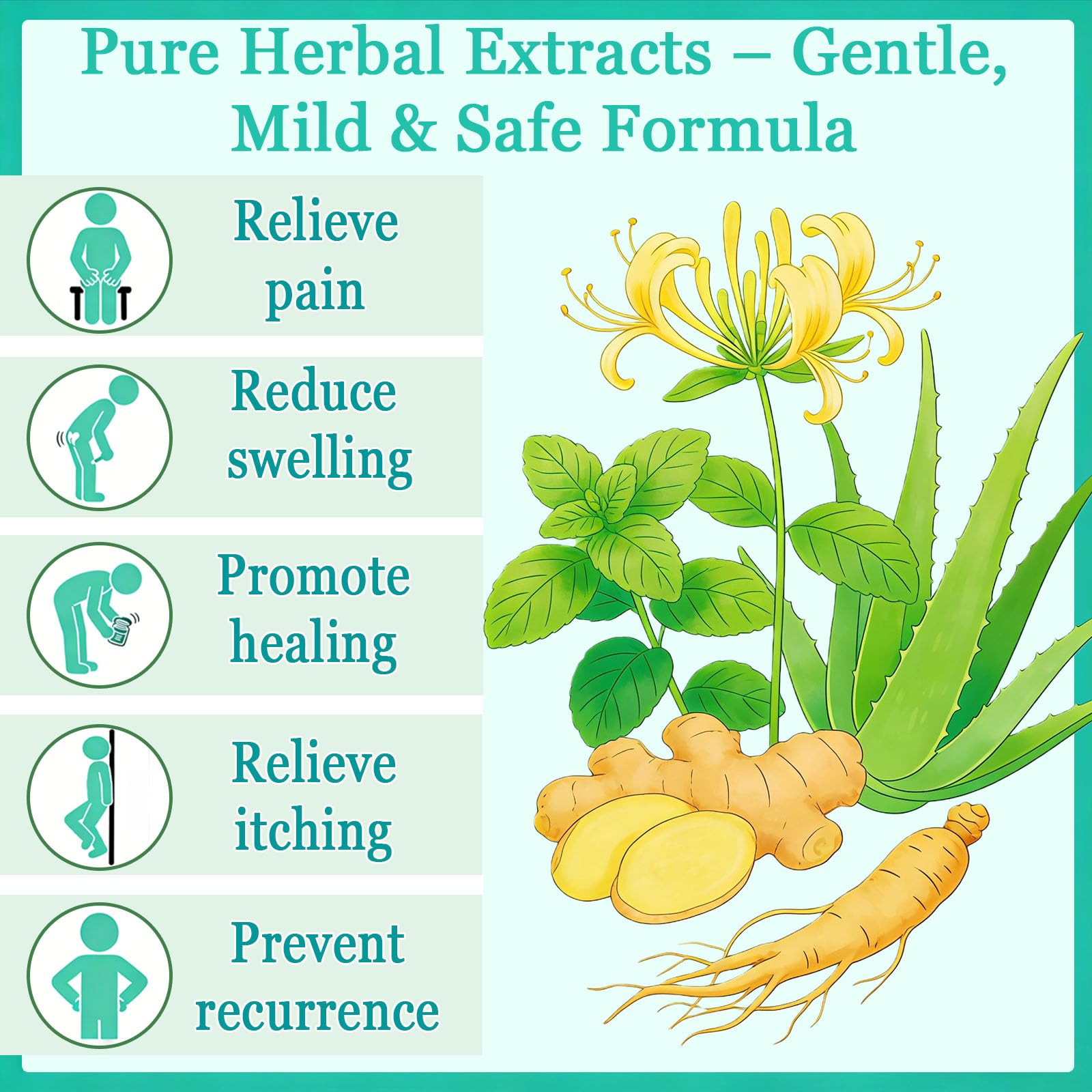 Hushblade Hemorrhoid Body Cream, Natural Herbal Hemorrhoid Cream, for Men and Women Moisturizing and Nourishing HushbladeBuy Supplements Australia