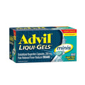 Advil Liqui-Gels Minis Pain Reliever and Fever Reducer, Pain Medicine for Adults with Ibuprofen 200mg for Pain Relief - 160 Liquid Filled Capsules AdvilBuy Supplements Australia