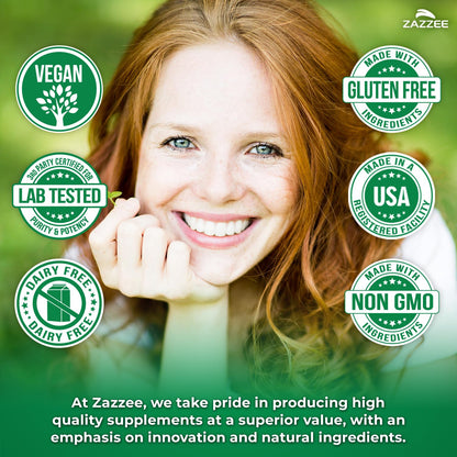Zazzee USDA Organic Black Cohosh 10:1 Extract, 120 Vegan Capsules, 4 Month Supply, Actaea Racemosa, Women’s Health & Hormonal Balance Support,