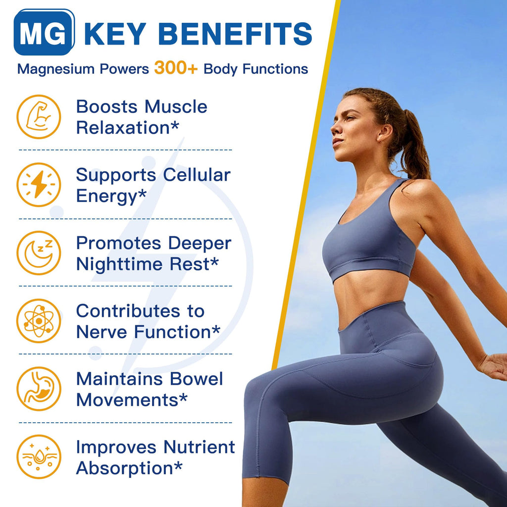 Magnesium Complex 500mg, Magnesium Glycinate, Malate & Citrate - High Absorption Chelated Triple Magnesium Supplement with Zinc, Vitamin D3 for Muscle, Nerve, Bone & Immune Support, Vegan 120 Capsules NATURE TARGET buy supplements Au