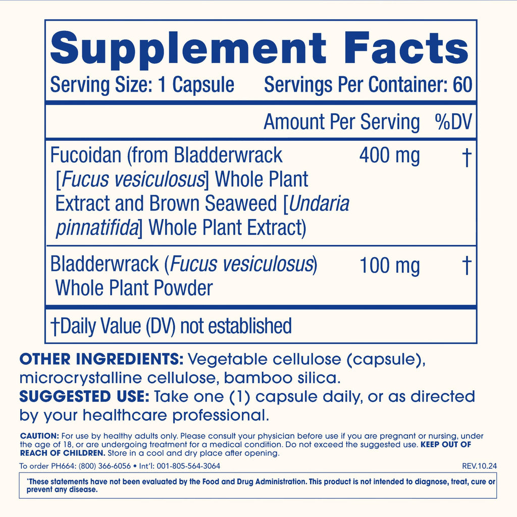 ProHealth Sirtuin 6 Activator | 60 Capsules | Fucoidan-Rich Seaweed Extract to Activate SIRT6 for Longevity, DNA & Cellular Support | Triple Lab-Tested, GMP-Manufactured in USA ProHealthBuy Supplements Australia