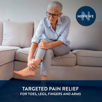 Nervive Pain Relieving Spray, Lidocaine Spray, Nervive Pain Relief, Lidocaine Topical, Foot Pain, Leg Pain, Hand Pain, Max Strength Formula, for Hard to Reach Areas, 4.5oz NerviveBuy Supplements Australia