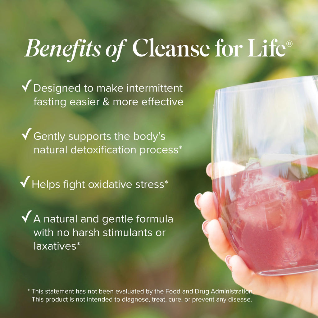 Isagenix Cleanse for Life - Powder Supplement for Cleanse Drink with No Laxatives or Diuretics - Support Metabolism with Vitamin B12 & Niacin