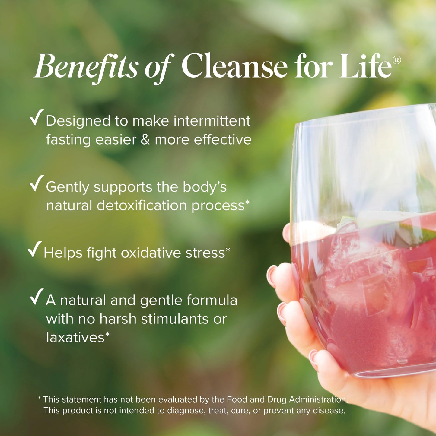Isagenix Cleanse for Life - Powder Supplement for Cleanse Drink with No Laxatives or Diuretics - Support Metabolism with Vitamin B12 & Niacin