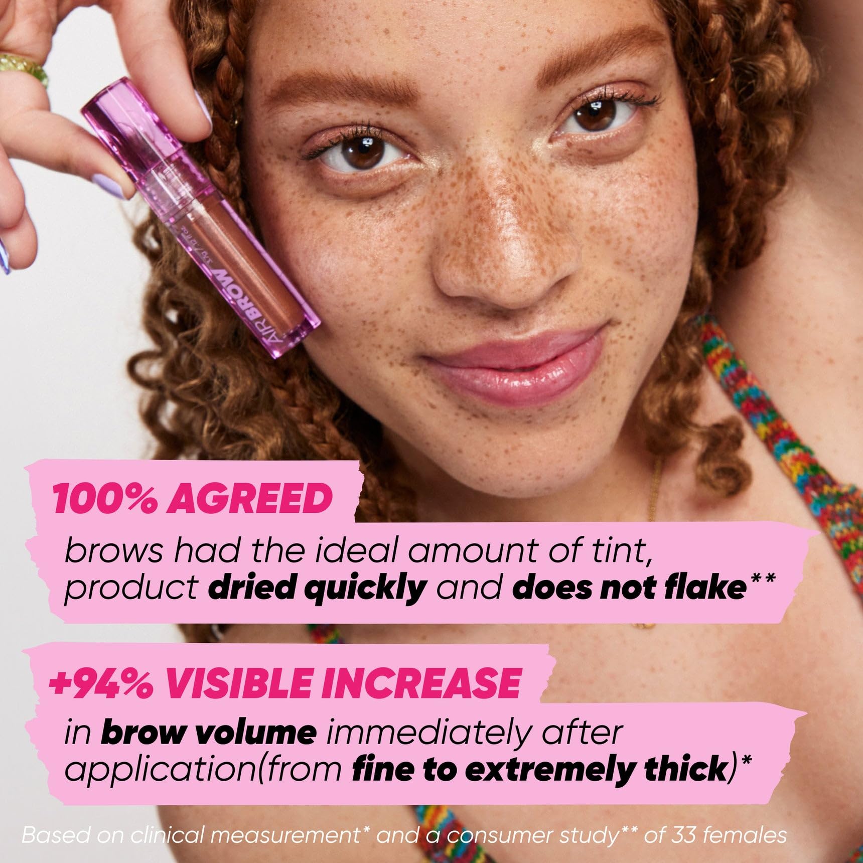 Kosas Air Brow Tinted Eyebrow Gel – Volumizing Brow Gel with Flexible Long-Lasting Hold, Medium Brown KosasBuy Supplements Australia