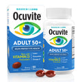 Ocuvite 50+ Eye Vitamin & Mineral Supplement, Multivitamin for Vision & Ocular Health with Omega-3, Zinc, Vitamins C & E, Lutein & Zeaxanthin, Zinc Supplements for Women and Men, 50 Softgels OcuviteBuy Supplements Australia