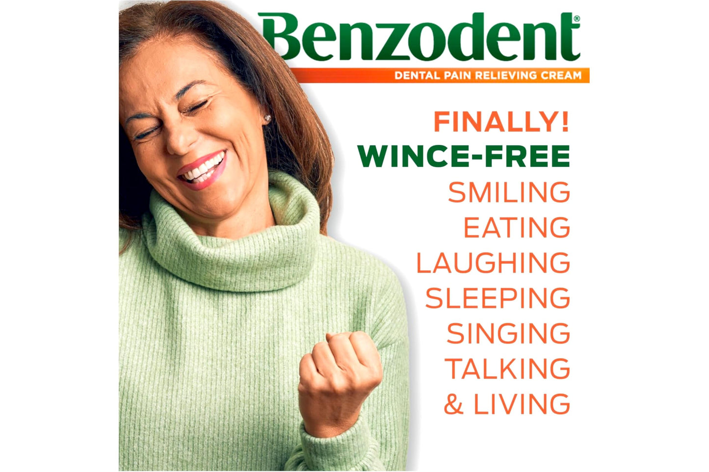 Benzodent Dental Pain Relieving Cream, 1 Ounce - Pack of 3 BenzodentBuy Supplements Australia