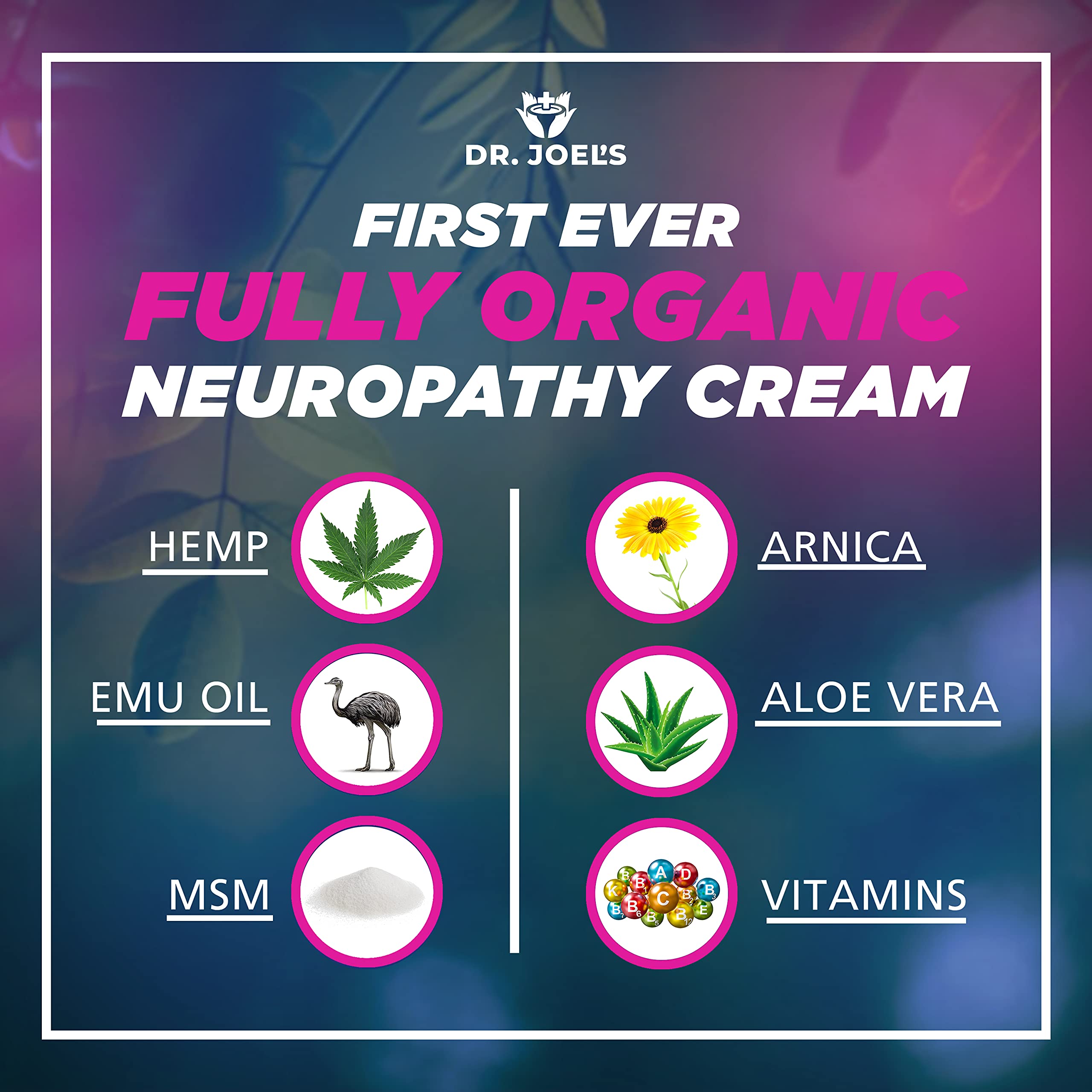 Dr. JOEL'S Neuropathy Nerve Relief Cream - Organic Neuropathy Support Cream for Feet, Hands, Legs and Toes - 4 OZ Value Pack- Made in USA Dr. JOEL'SBuy Supplements Australia