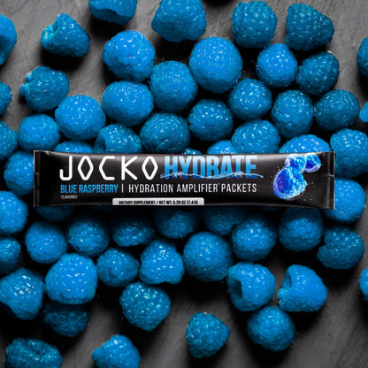 Jocko Fuel Hydrate Electrolytes Powder Packets Low Sugar - Hydration Amplifier Packets for Recovery, Dehydration, & Exercise - with Vitamins B6, B12 & C