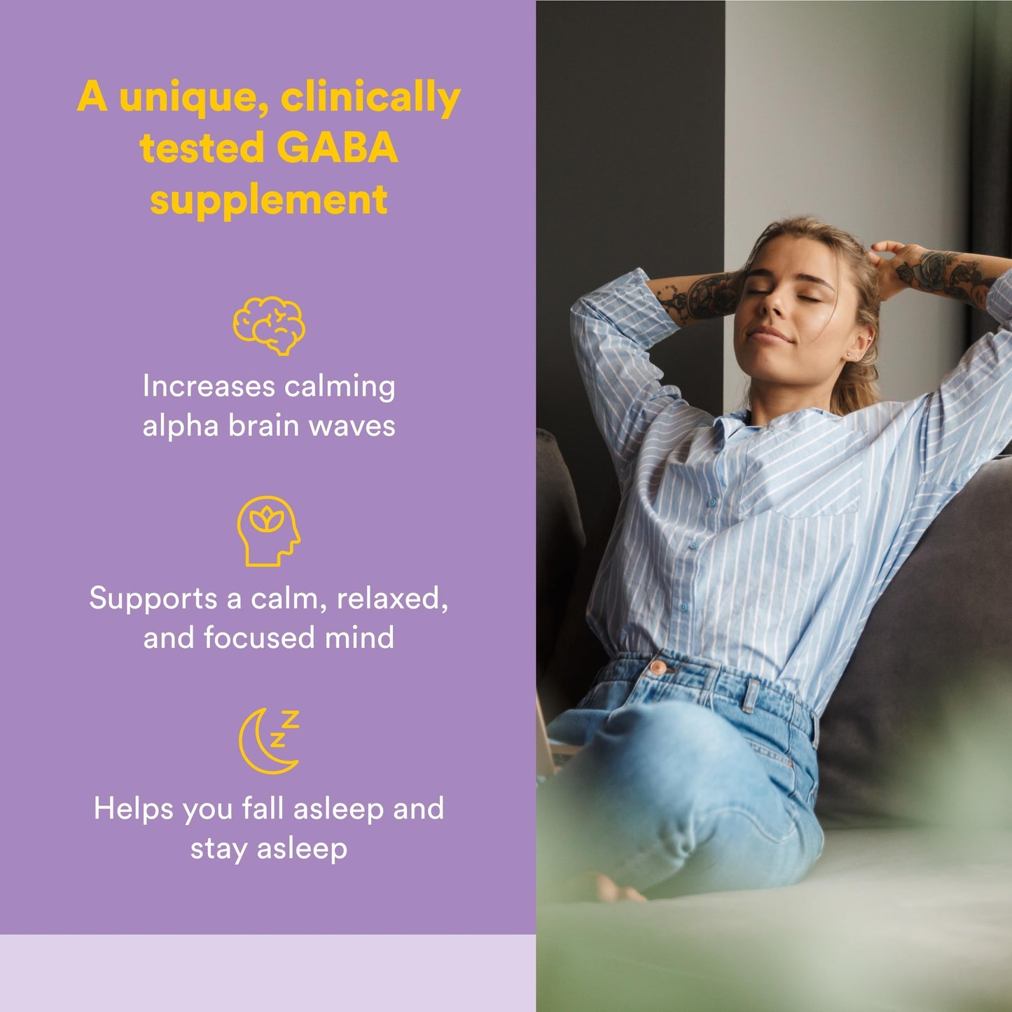 Natural Factors Pharma GABA - Dietary Supplement Supports Calm Sleep & Sleep Quality - Natural, Fast-Working Supplement Aids Focus & Brain Health - 120 Chewable Tablets (60 Servings) Natural Factors buy supplements Au