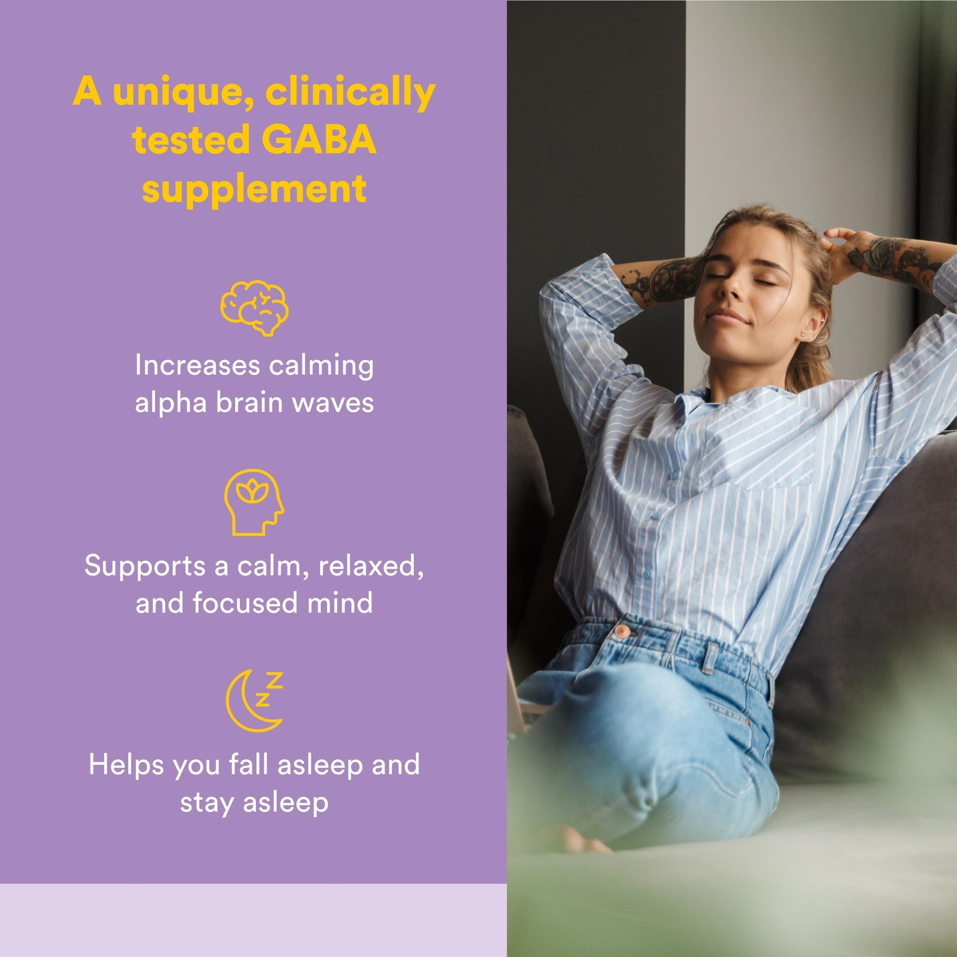 Natural Factors Pharma GABA - Dietary Supplement Supports Calm Sleep & Sleep Quality - Natural, Fast-Working Supplement Aids Focus & Brain Health - 120 Chewable Tablets (60 Servings) Natural Factors buy supplements Au